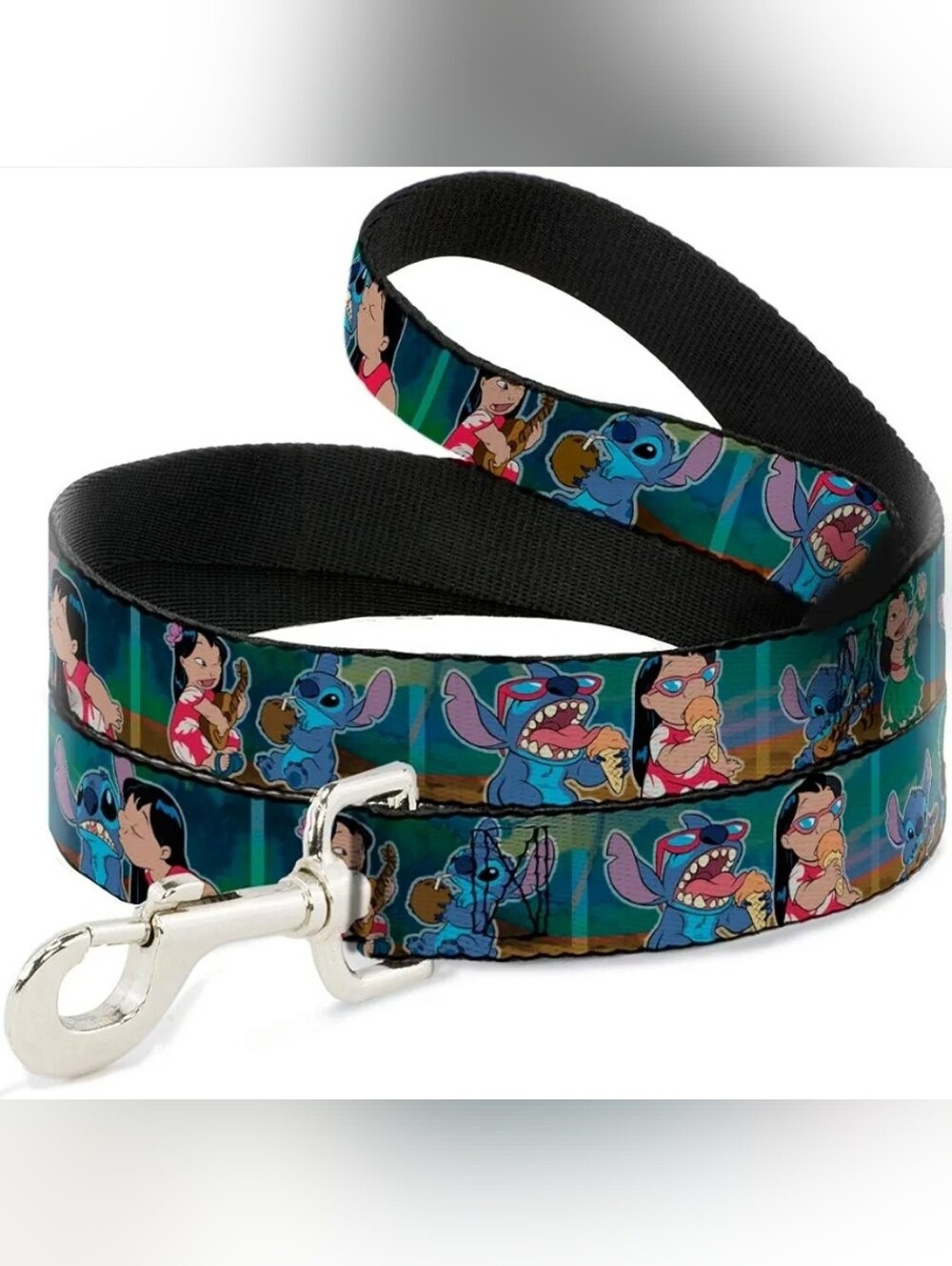 Buckle-Down 4ft Long Wide Dog Leash - Lilo and Stitch Disney Pet Leash